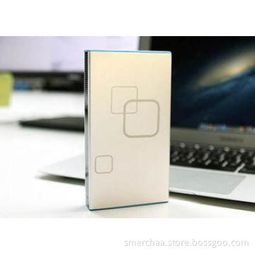 Rosh Acrylic Lenses 6000mAh Power Bank For Smartphones Char